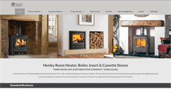 Desktop Screenshot of henleystoves.com